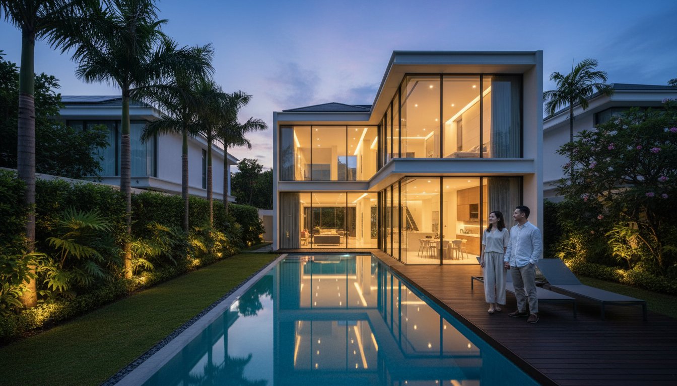 The Definitive Guide to Semi-Detached Houses with Pools for Sale in Singapore