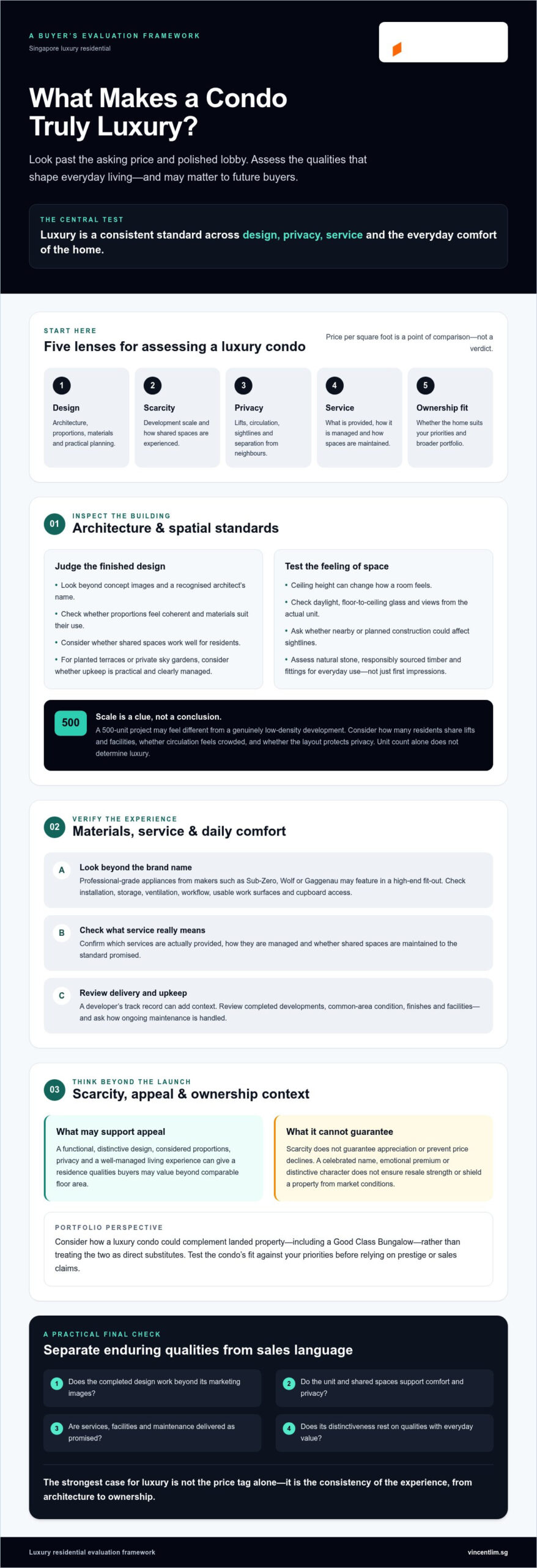 What Makes a Condo a Luxury Property? The Definitive 2026 Evaluation Framework